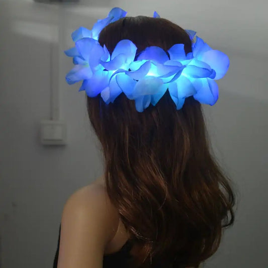 Stirnband Leuchtblume LED - MeSilver